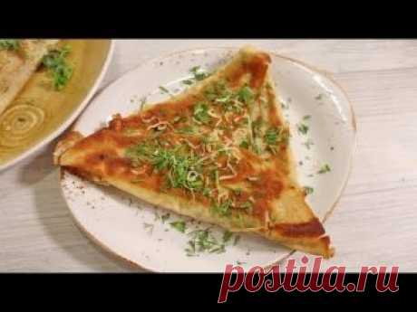 Ёка - ленивое хачапури за 5 минут. Вкусный завтрак из лаваша с сыром.