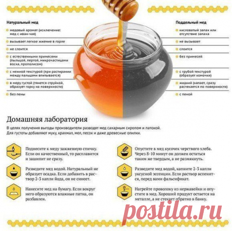 Как распознать мёд