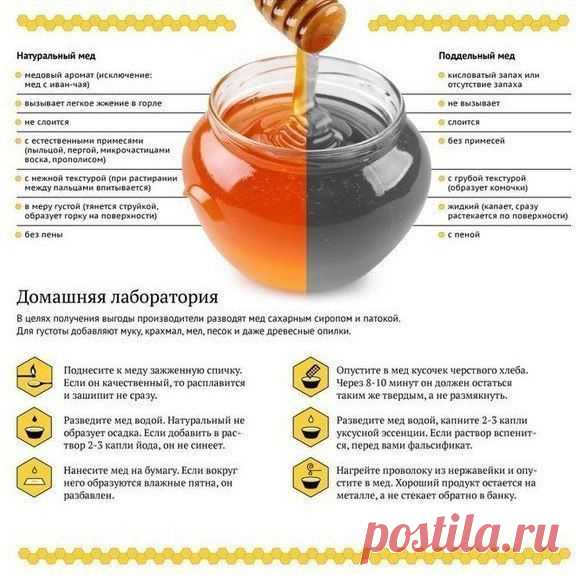 Как распознать мёд