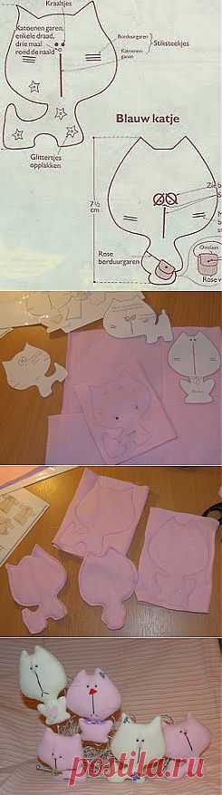 Флисовые котейки - Ярмарка Мастеров - ручная работа, handmade