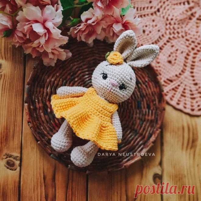 Вязаная зайка амигуруми: описание - AmiguRoom