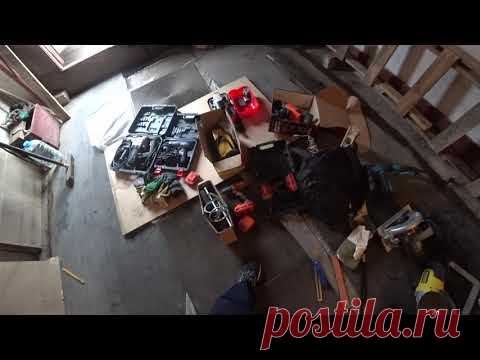 Инструмент которым построен дом.Фундамент,коробка,крыша....