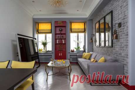 Houzz тур: Интерьер с яркими красками и «космическими» панно