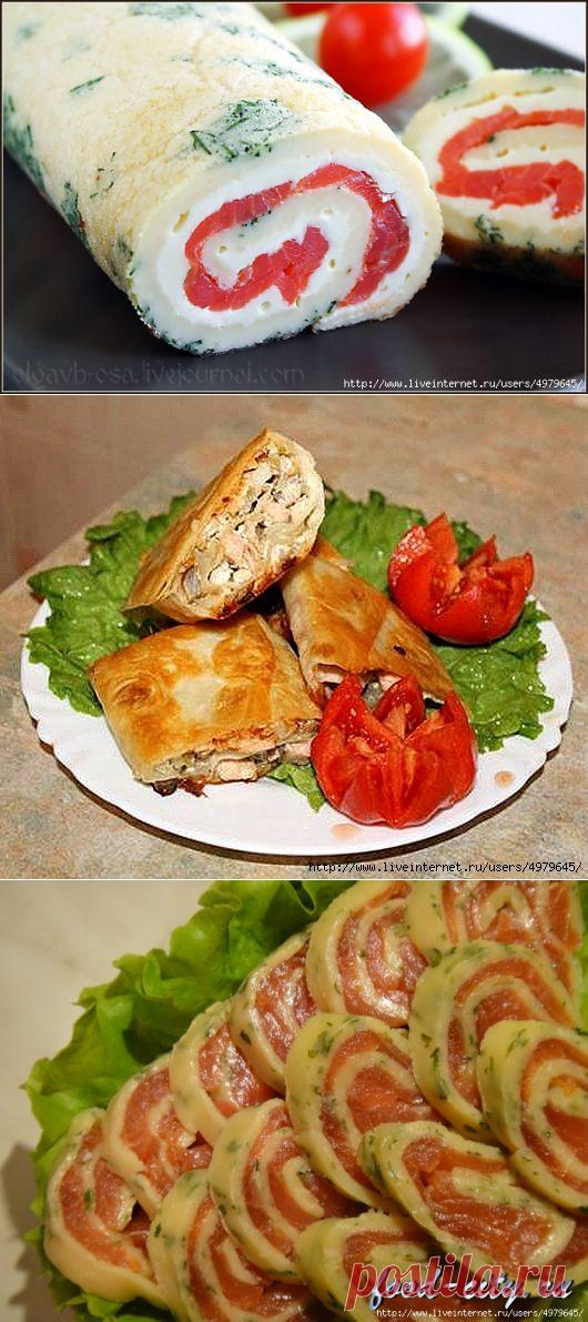 РУЛЕТЫ ИЗ РЫБЫ - НА КАЖДЫЙ ДЕНЬ И НА ПРАЗДНИКИ.