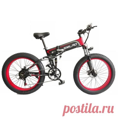 Smlro s11 48v 10ah 500w 26in folding electric bike 30km/h max speed 60km range mountain bicycle e bike Sale - Banggood.com