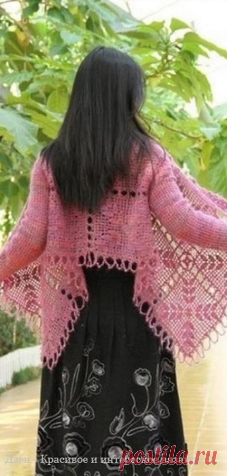 Жакеты крючком со схемами | Красивое и интересное вязание | Яндекс Дзен