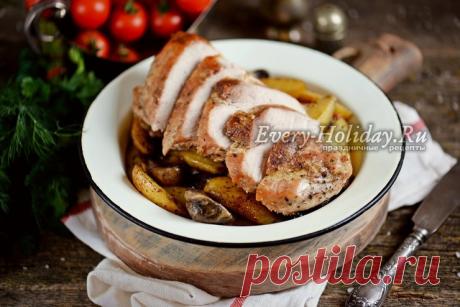 Свинина с картошкой в пакете для запекания в духовке