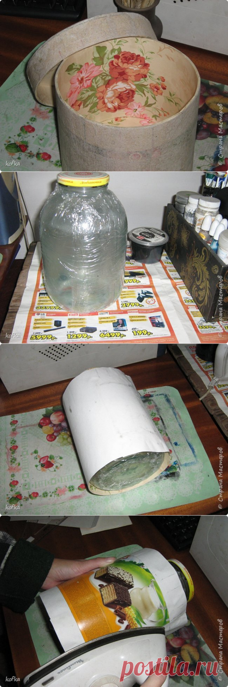 Круглая коробочка любого размера МК | Страна Мастеров