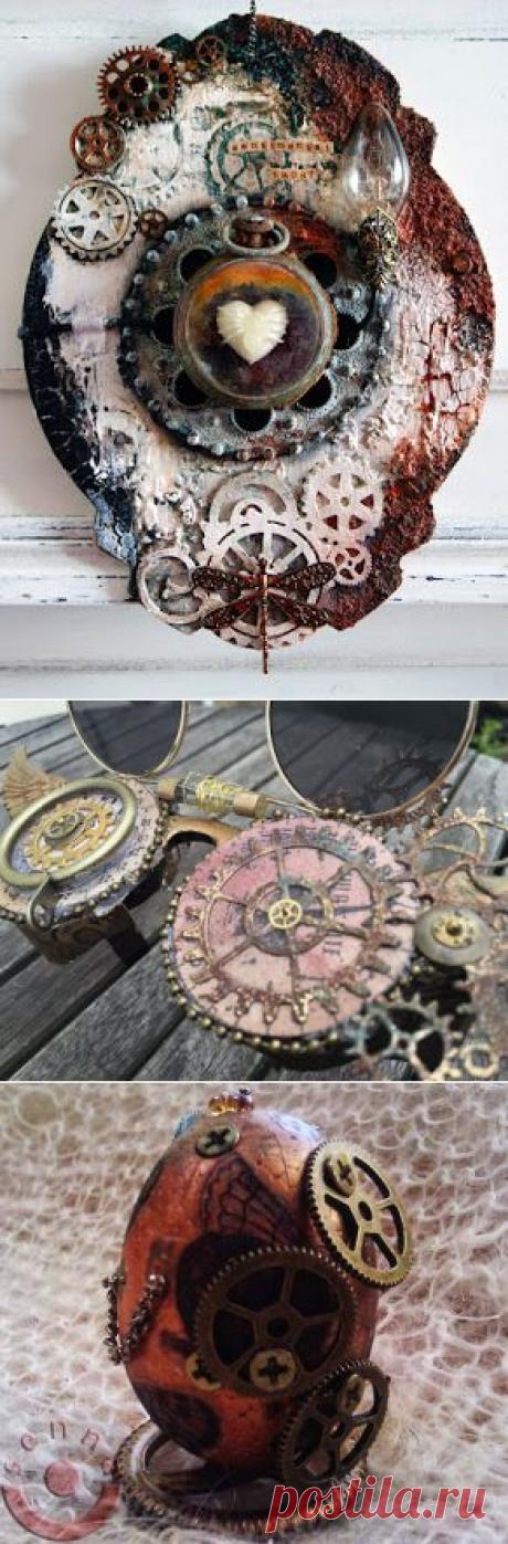 SanDee &amp; amelie's Steampunk Challenges
Дизайн из всего ) #DIY 
Если дома много хлама - твори из него искусство! 
Угадаем, что из хлама уже пригодилось?