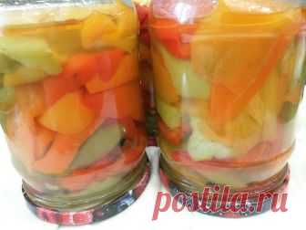 Невероятно вкусный маринованный🌶ПЕРЕЦ на зиму.Закуска из перца на зиму