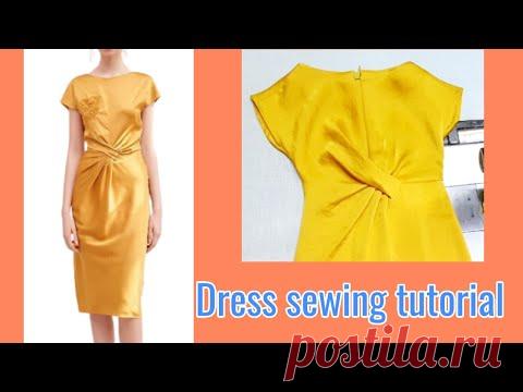 Hướng dẫn cắt may Đầm xếp ly eo giấu bụng cực thời trang- phần 2 |dress sewing tutorial |