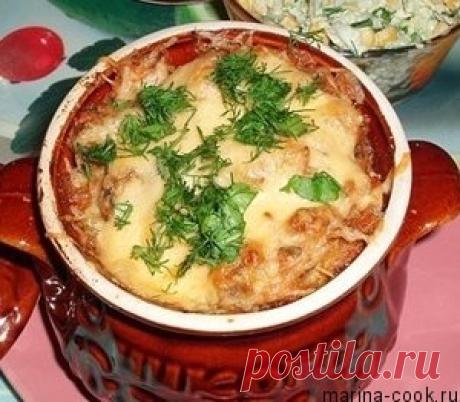 Печень в горшочке