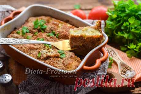 Диетическая запеканка из капусты с яйцом, рецепт с фото