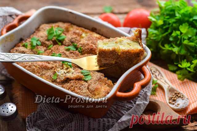 Диетическая запеканка из капусты с яйцом, рецепт с фото