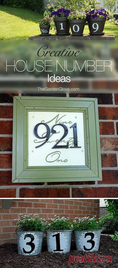 Creative DIY House Numbers