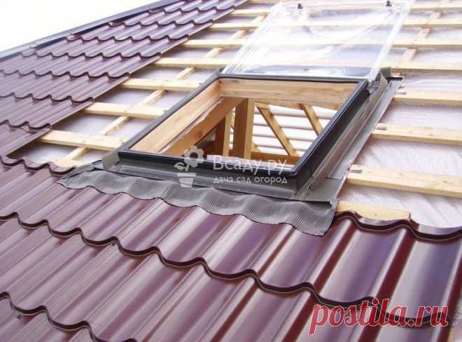 Кровля из металлочерепицы технология примыкания к выступающим элементам