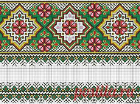 РУШНИК НА СВАТОВСТВО - НАРОДНАЯ ВЫШИВКА - Каталог файлов - ВЫШИВКА КРЕСТОМ