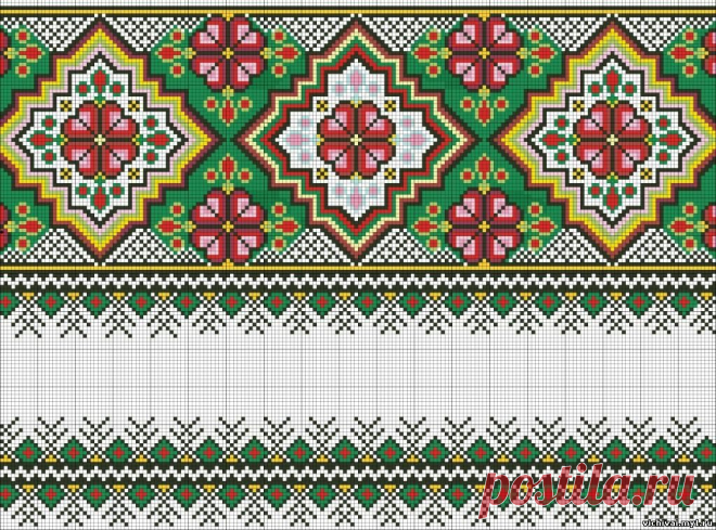 РУШНИК НА СВАТОВСТВО - НАРОДНАЯ ВЫШИВКА - Каталог файлов - ВЫШИВКА КРЕСТОМ