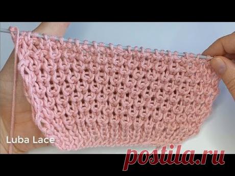 ПОТРЯСАЮЩИЙ ЛЕГКИЙ👍Красивый узор спицами. Узор для кардигана и паутинки.