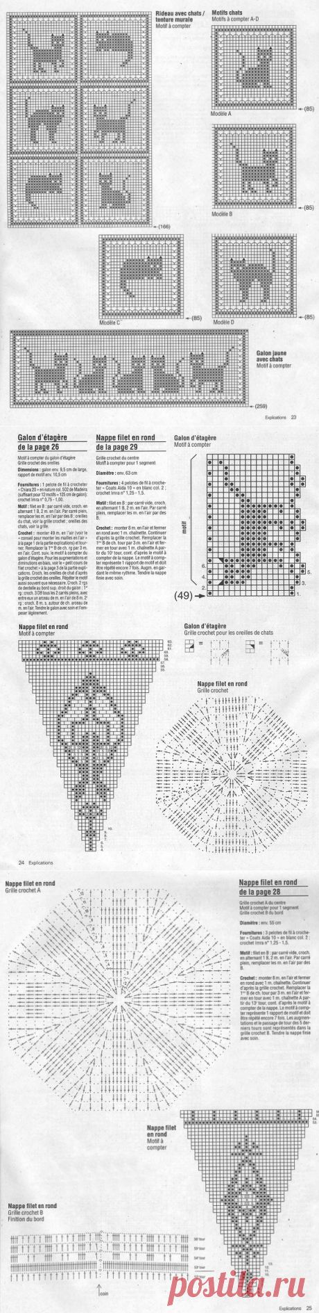 Elena Ouvrages Crochet Filet - №29 - 2004