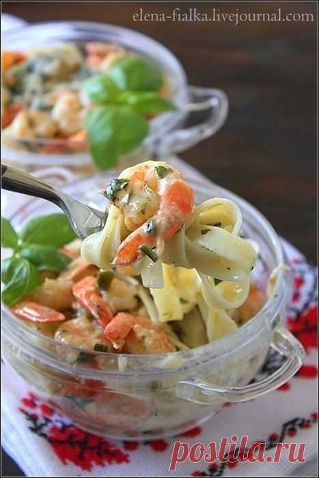ПАСТА с КРЕВЕТКАМИ