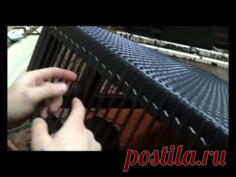 Изготовление мебели из искусственного ротанга