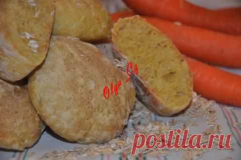 Овсяно-морковные булочки