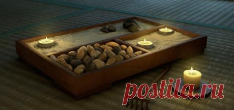 Настольный японский садик