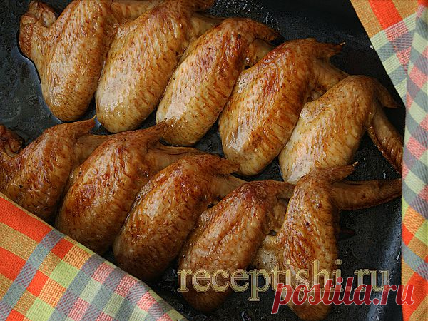Куриные крылышки в соевом соусе | Кулинарные рецепты с фото на Рецептыши.ру