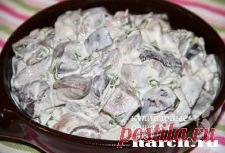 Салат с языком и баклажанами «Аланочка» | Фоторецепт с подробным описанием от Харч.ру