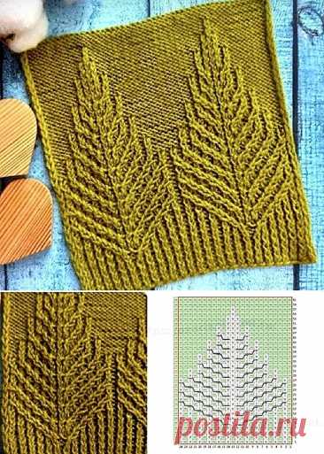 Рельефные узоры лицевыми дорожками на изнаночной глади, схемы. | Ольга Прилуцкая, вязание - это модно | Дзен