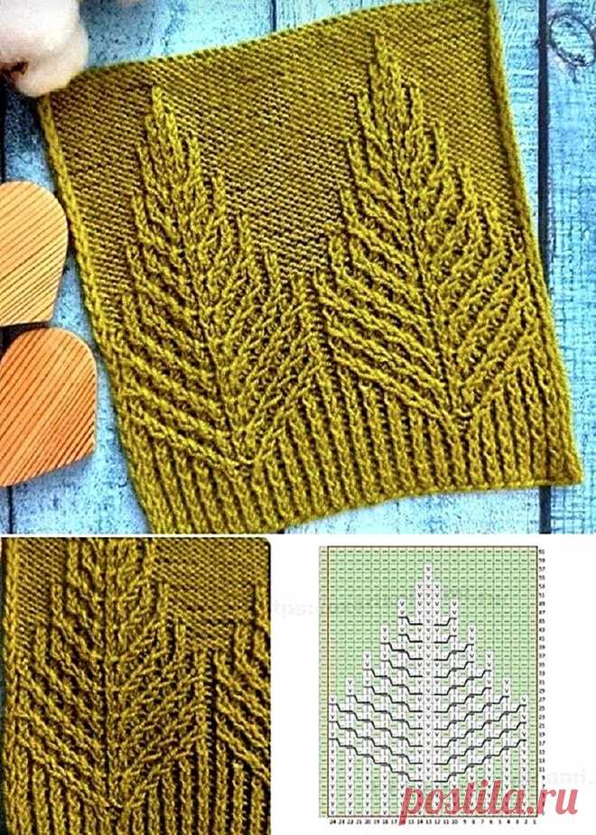 Рельефные узоры лицевыми дорожками на изнаночной глади, схемы. | Ольга Прилуцкая, вязание - это модно | Дзен