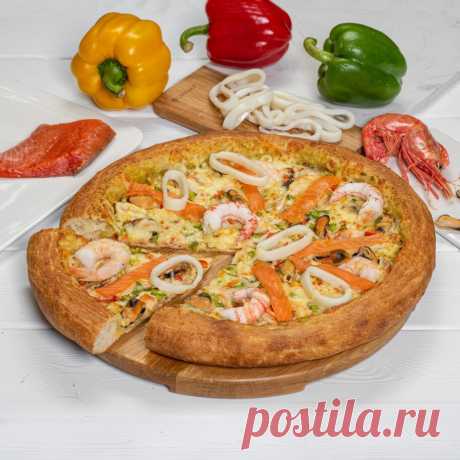 OkiDoki 🍕🍟🍱🥧 | Пицца | С морепродуктами - Шумшу