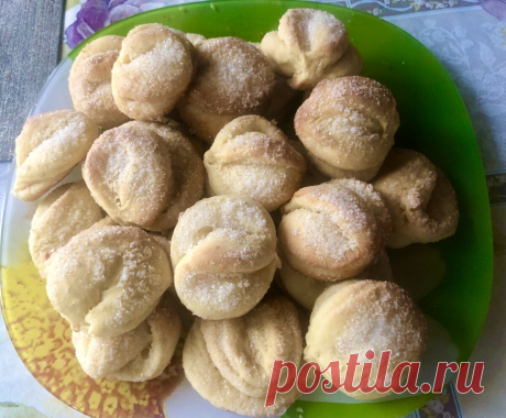 Печенье на кефире. Простое и вкусное лакомство к чаю. | Любовь Сазонова | Дзен