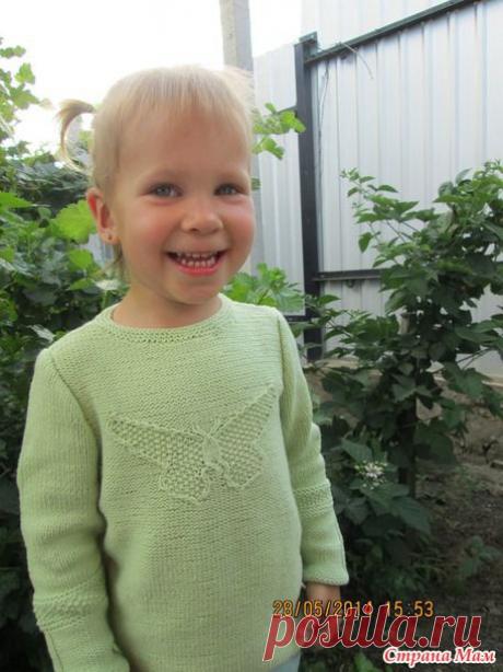 Мое воплощения джемпера &quot;Butterfly&quot; - Вязание - Страна Мам