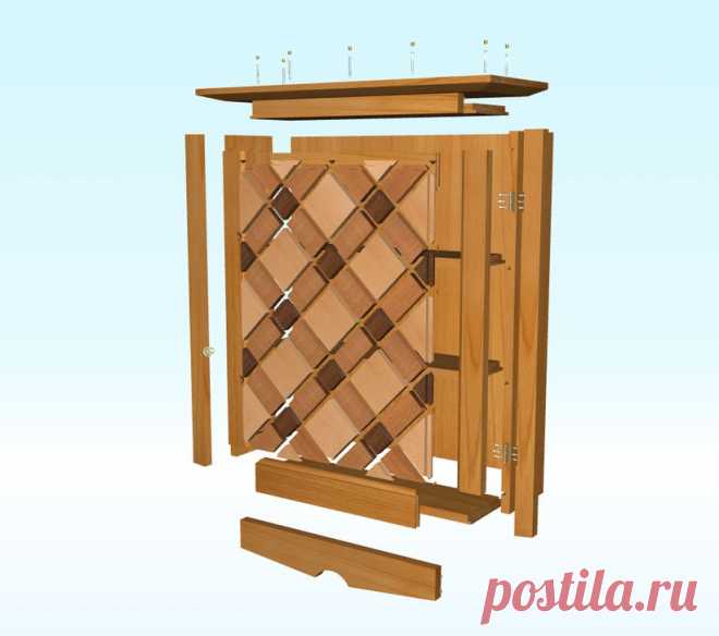 Одеяло-Передняя Стены кабинета Деревообработка план по Woodcraft Magazine