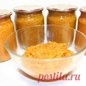 Домашняя икра кабачковая