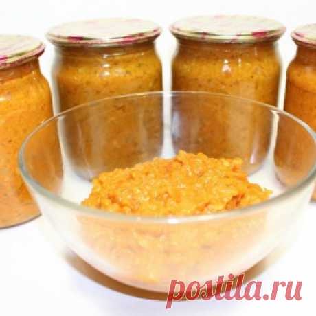 Домашняя икра кабачковая