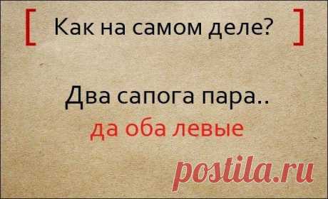 Народная мудрость
