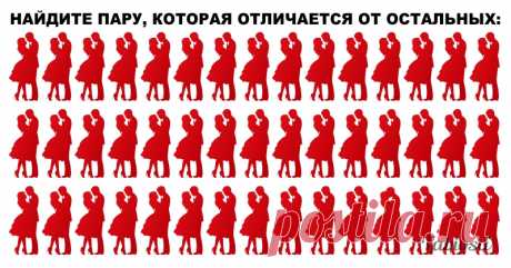 Как быстро вы сможете найти пару, которая отличается от остальных? | Милая Я