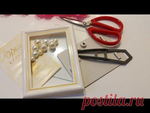 БЕССОВЕСТНО ПРОСТО!Шикарная ИДЕЯ из ФОТОРАМКИ и ЦВЕТОВ!поделки/подарки своими руками DIY #деньматери