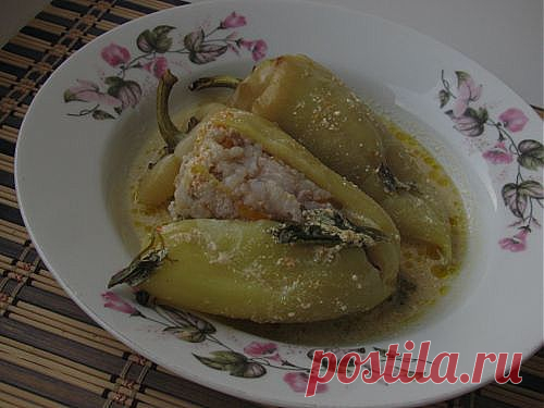 Перец, фаршированный мясом и рисом | Любимые рецепты