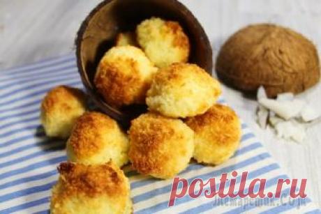 Кокосанка - очень вкусное печенье всего из трех ингредиентов! Домашнее печенье без муки за 20 минут! Сегодня приготовим вкуснейшее печенье всего из 3 ингредиентов и без пшеничной муки. Это займет совсем немного времени, но будет очень вкусно. Сразу скажу, количество ингредиентов умножайте на 3-4-5, п...