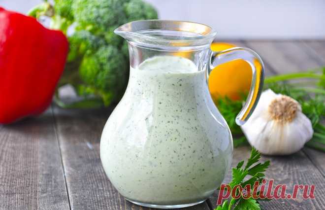 Неописуемо вкусный соус Ранч. Идеален для запеченного картофеля и других овощей! Объедение!