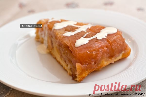Янтарный яблочный пирог Татьяны Толстой