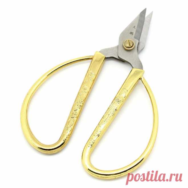 AliExpress  Ножницы с ручками с золотым покрытием