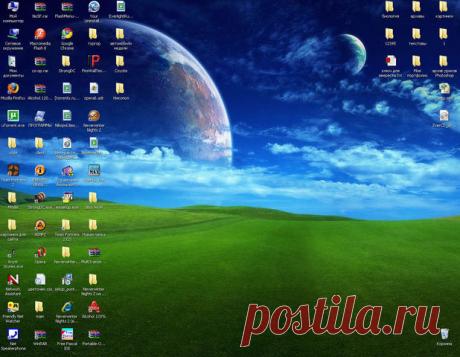 Урок: "Как убрать значки рабочего стола"