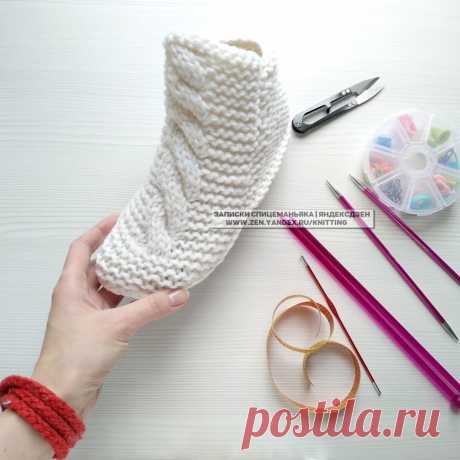 Адаптировала евроноски-сапоги на 2 спицах. Вышла простая модель "Рим"! | Записки Спицеманьяка | Яндекс Дзен