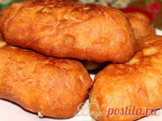 Жареные пирожки с яйцом и зеленью. Рецепт с фото