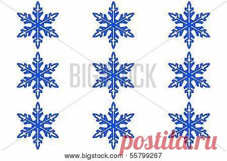Seamless pattern with snowflakes Стоковые фотографии и изображения | Bigstock
